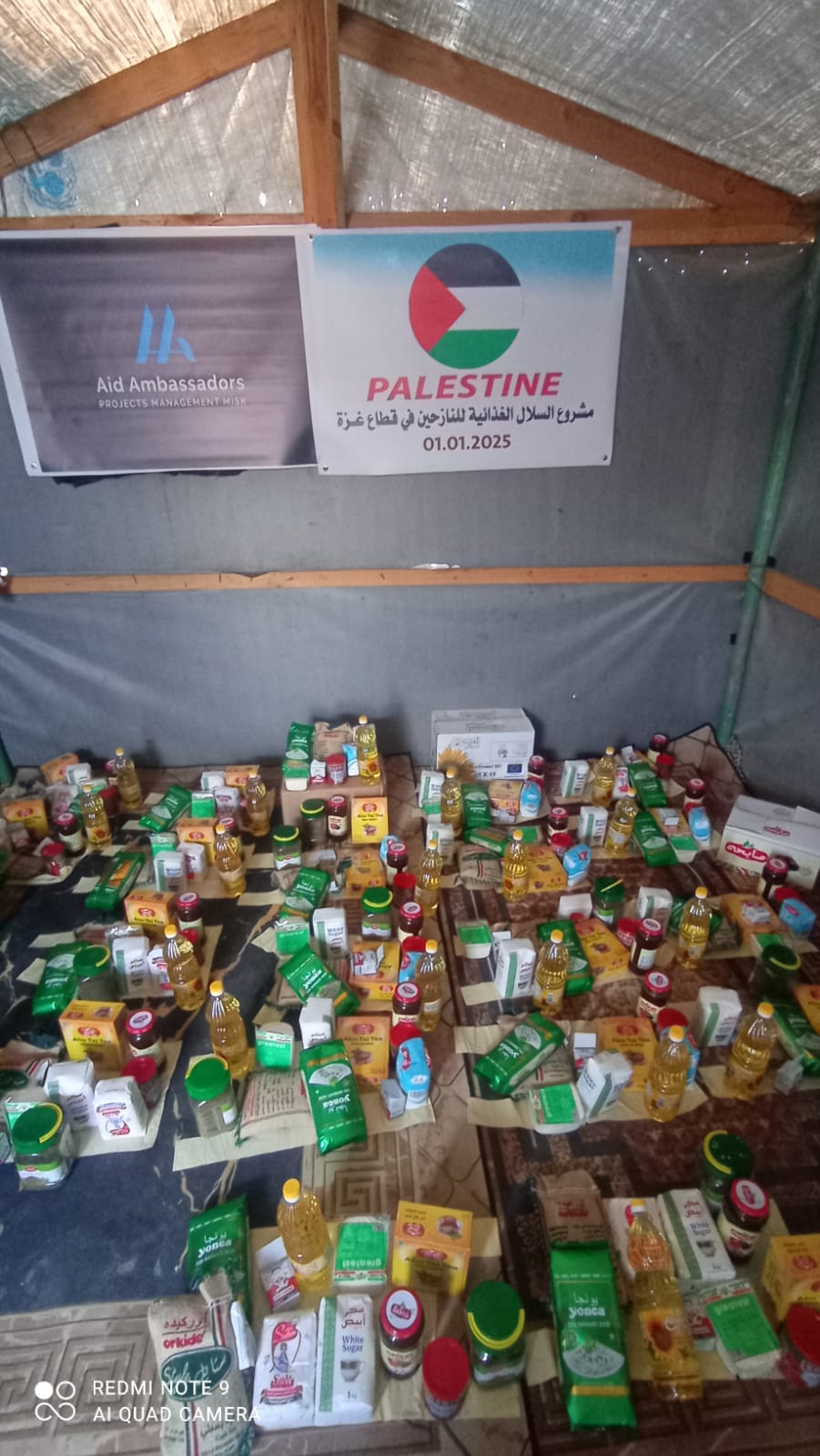 Food package in Palestine