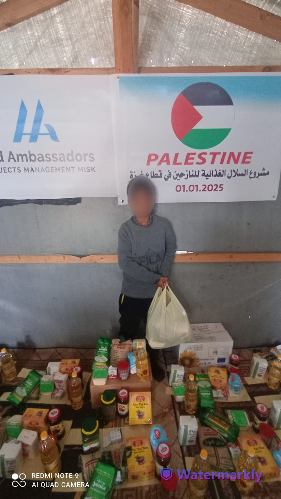 Food package in Palestine