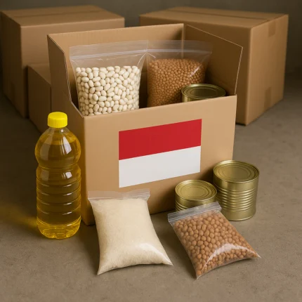 توزيع سلال غذائية باندونيسيا